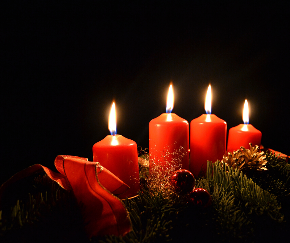 red advent candles - revelation